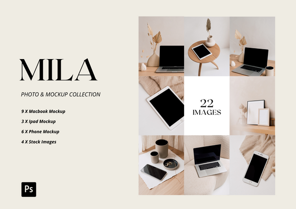 MILA Extended Photo & Mockup Collection